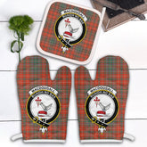 MacDougall Ancient Tartan Crest Oven Mitt And Pot Holder (2 Oven Mitts + 1 Pot Holder)